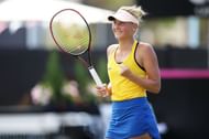 Marta Kostyuk is playing in just her second Grand Slam tournament